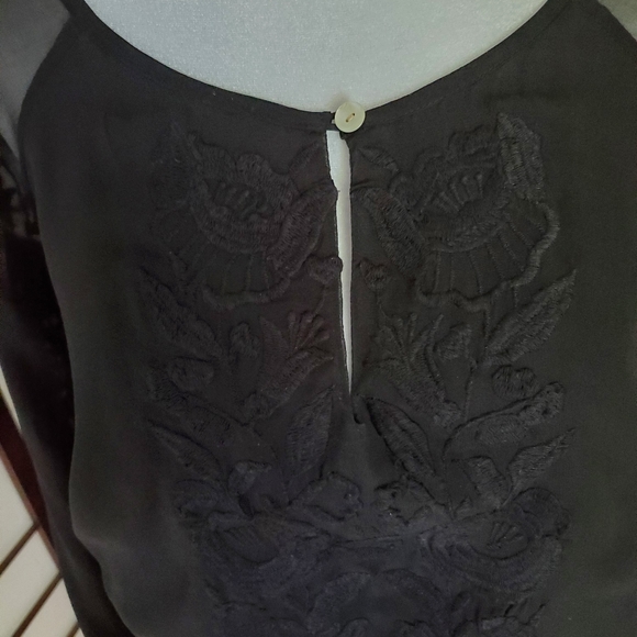 Calypso long sleeve Boho dress, size M - Picture 6 of 7